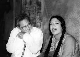 Preeti Ganguly with her father Ashok Kumar