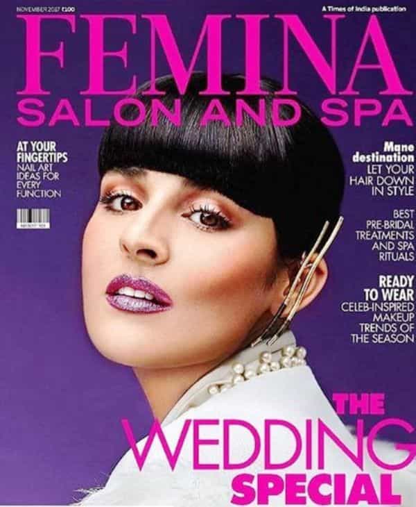 Angira Dhar on femina cover page