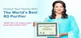 Hema Malini Supporting Pure Water