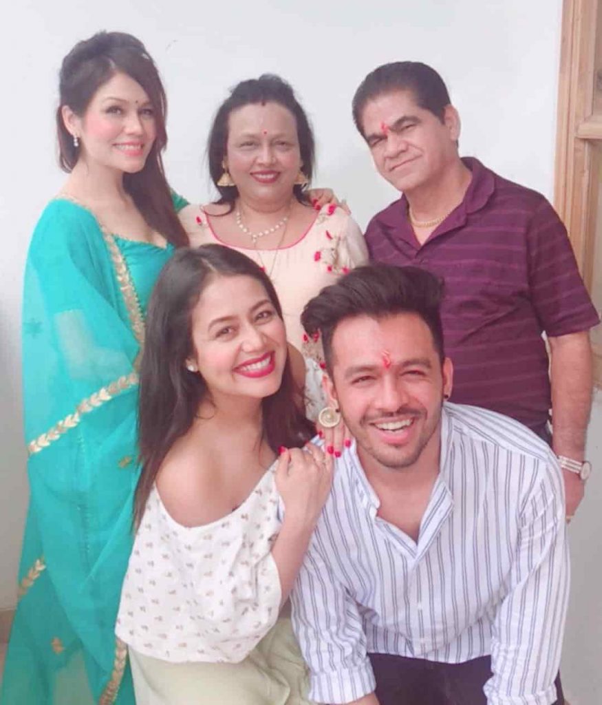 Neha Kakkar With family