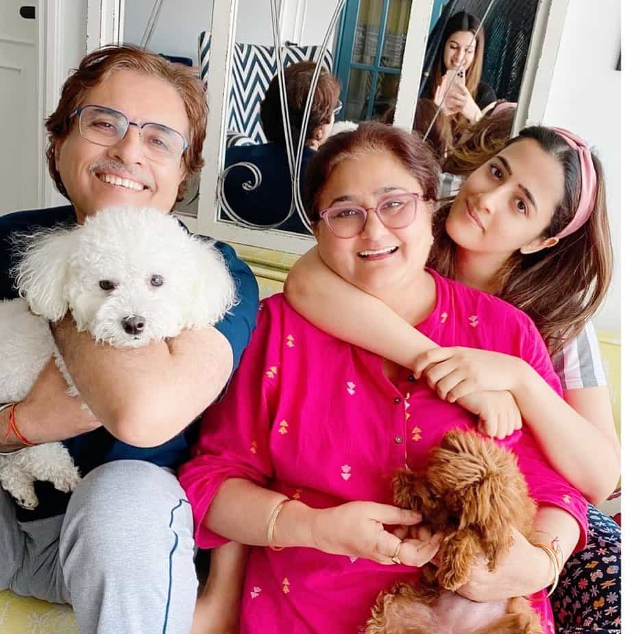 Nupur Sanon with Family