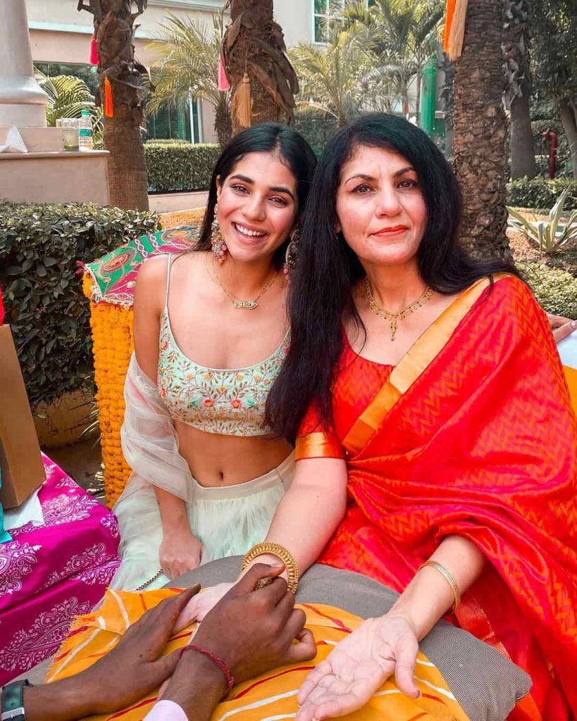 Radhika Seth with Her mother