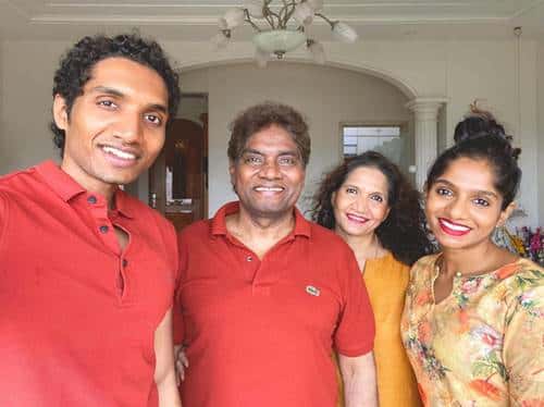 Johnny-lever-with-his-wife-and-children